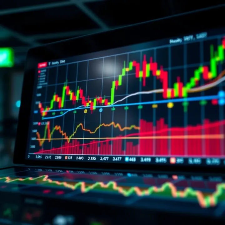 Graph showing market activity peaks aligned with strategy selection