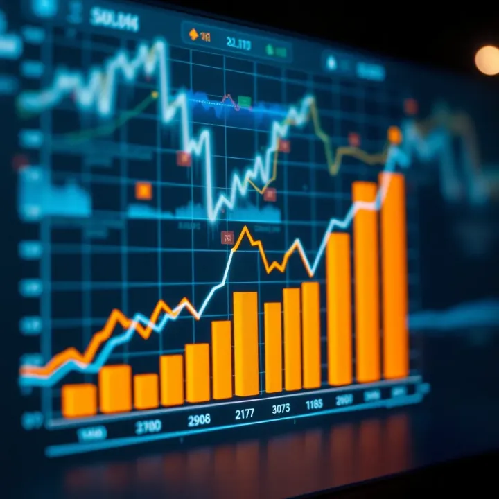 Graph illustrating competitive landscape and business opportunities