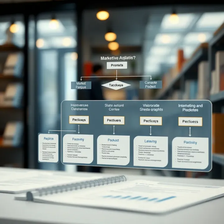 Key Components and Methodologies in Market Analysis Flowchart illustrating components and methodologies of market analysis