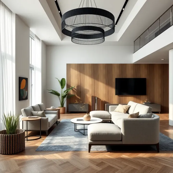 Modern interior design trends featuring minimalist furniture and natural lighting