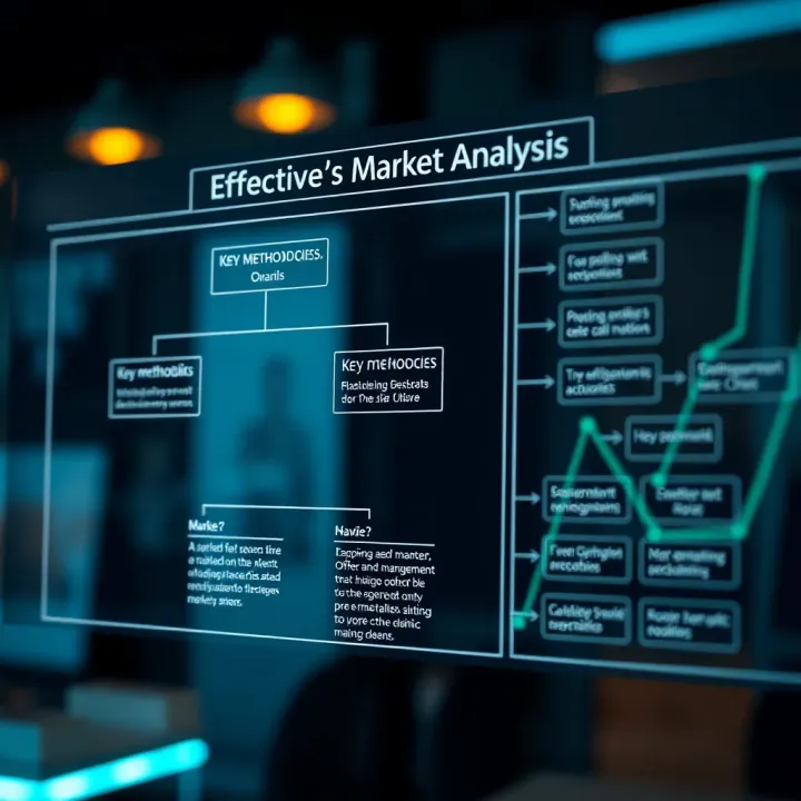 Flowchart illustrating key methodologies for effective market analysis