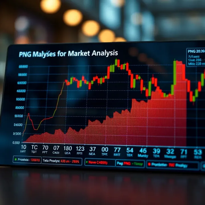 Graph illustrating the benefits of using PNG format in market analysis