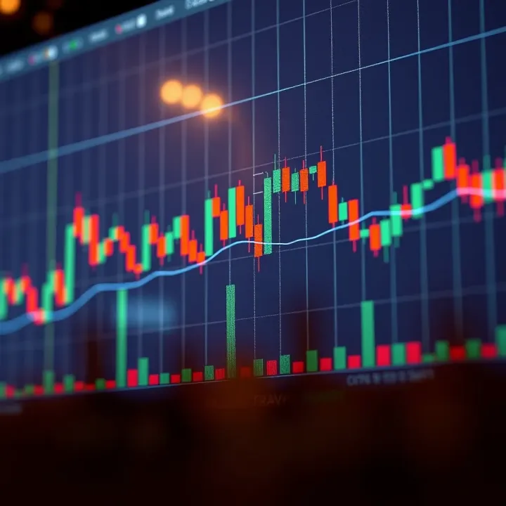 Chart showing a bullish engulfing candlestick pattern highlighting price reversal
