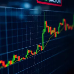 Candlestick Patterns in Price Action Trading Chart showing candlestick patterns used in price action analysis for financial markets