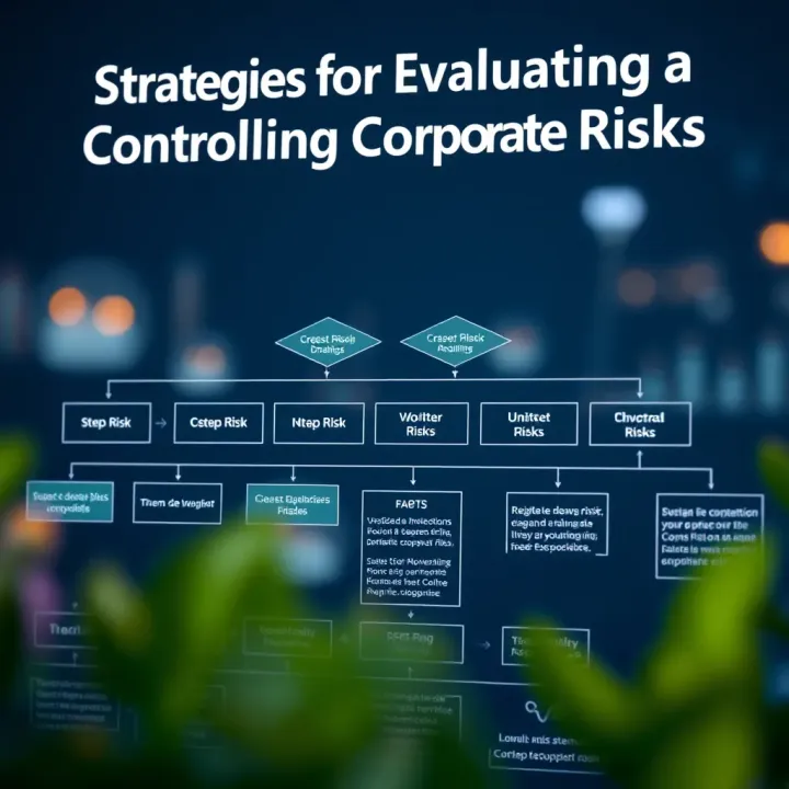 Strategies for Evaluating and Controlling Corporate Risks Flowchart showing steps for evaluating and controlling corporate risks