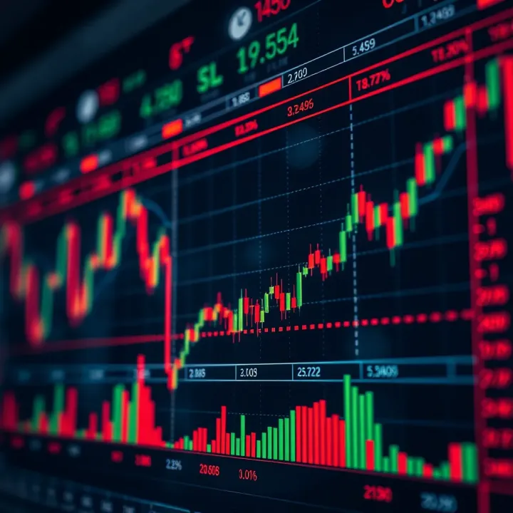 Chart displaying rapid price fluctuations suitable for scalping trading strategy