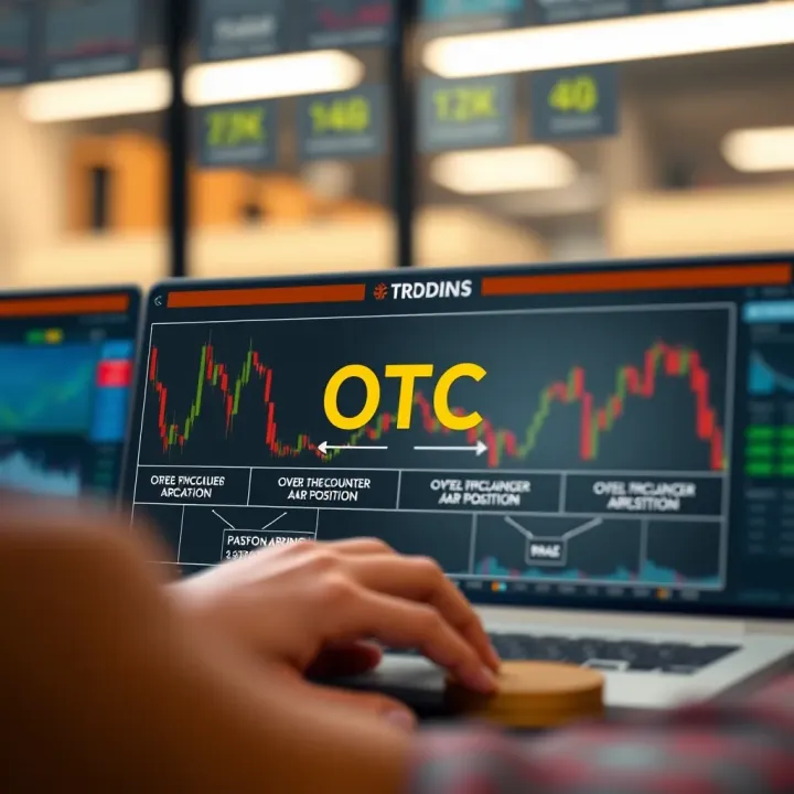 Diagram illustrating over-the-counter trading outside traditional exchanges